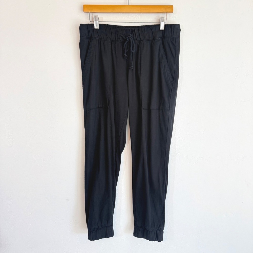 Cloth & Stone Jogger Pants S Black Pull On Tencel Lyocell Tapered Utility Casual